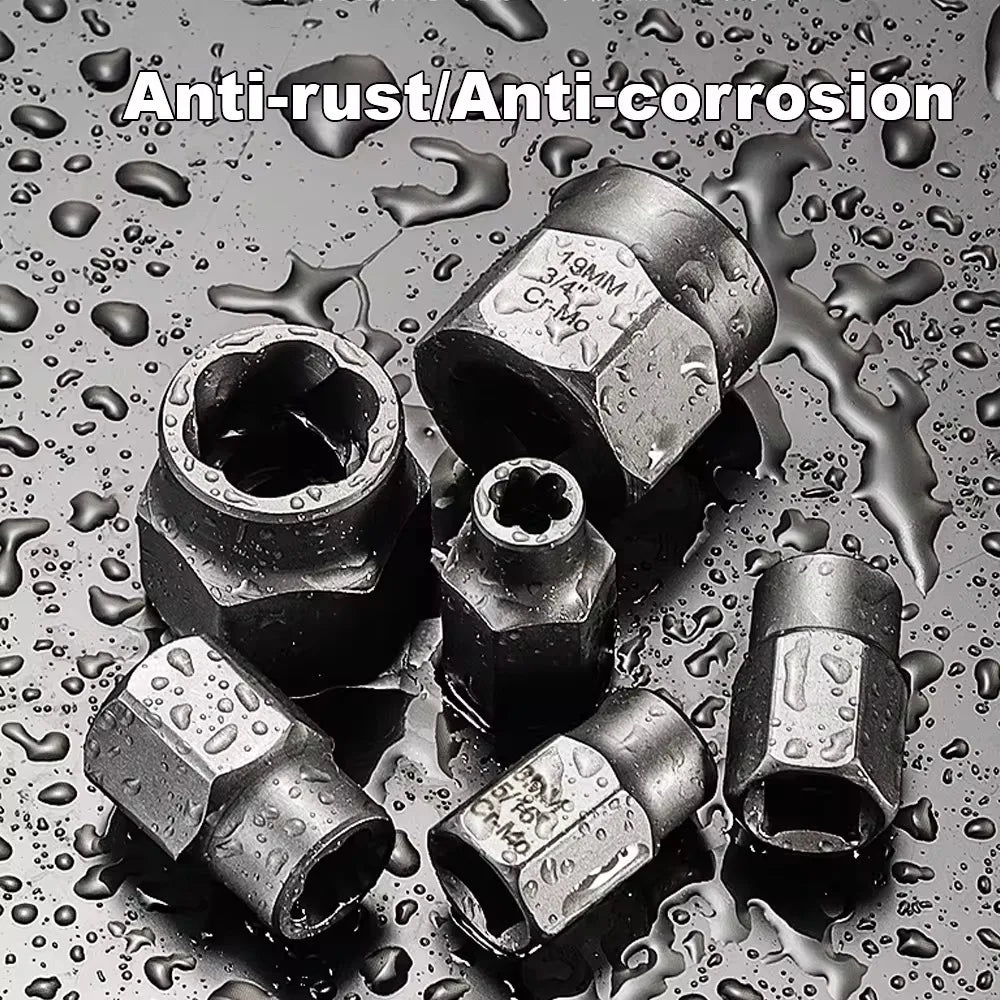 14PCS Bolt & Nut Extractor Set