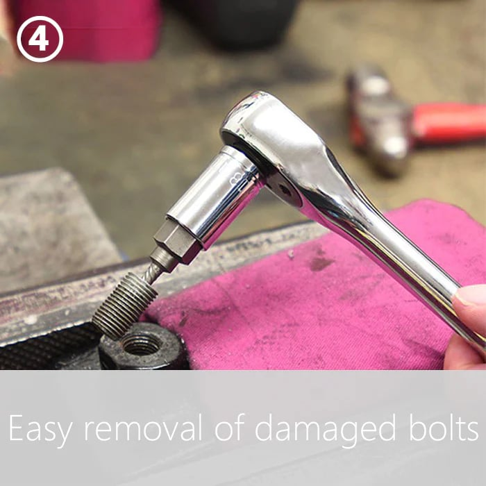 10PCS Damaged Screw Extractor Kit